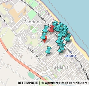 Mappa Via O. Bottego, 47814 Bellaria-Igea Marina RN, Italia (0.3525)