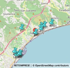 Mappa Piazzale Flavio Geddo, 17027 Pietra Ligure SV, Italia (1.94333)