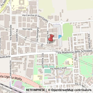 Mappa Via Madonna dello Schioppo, 429, 47521 Cesena, Forlì-Cesena (Emilia Romagna)