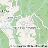 Map Villa Collemandina