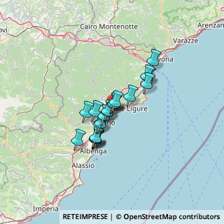 Mappa Via Morelli, 17027 Pietra Ligure SV, Italia (8.9345)
