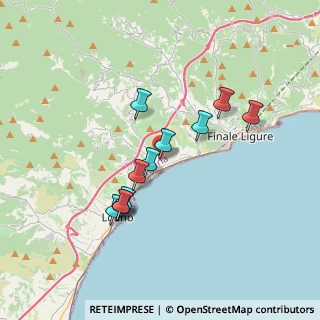 Mappa Via Morelli, 17027 Pietra Ligure SV, Italia (3.08818)