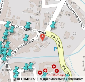 Mappa Via Don Giovanni Verità, 47015 Modigliana FC, Italia (0.096)