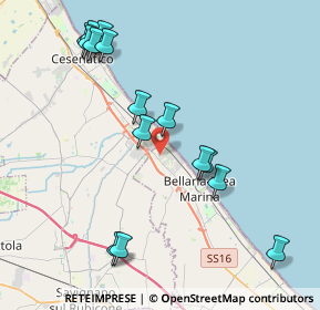 Mappa Via Marecchia, 47814 Bellaria-Igea Marina RN, Italia (4.494)