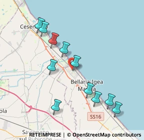 Mappa Via Asti, 47814 Bellaria-Igea Marina RN, Italia (4.04818)