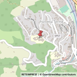 Mappa Via della Repubblica, 3, 40046 Porretta Terme, Bologna (Emilia Romagna)