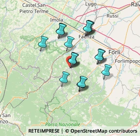 Mappa Via Cappuccini, 47015 Modigliana FC, Italia (11.4395)