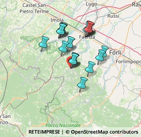 Mappa Via Cappuccini, 47015 Modigliana FC, Italia (11.035)