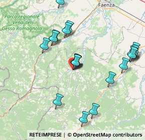 Mappa Via Cappuccini, 47015 Modigliana FC, Italia (8.414)