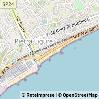 Map Pietra Ligure
