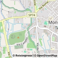 Mapa Montegrotto Terme