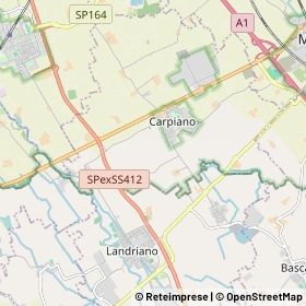 Mappa Carpiano