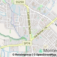 지도 Montegrotto Terme