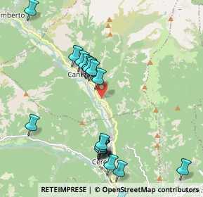 Mappa Via Villaggio Aurora, 10070 Cantoira TO, Italia (2.2095)