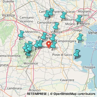 Mappa Vicolo S. Pio X, 35020 Albignasego PD, Italia (15.56421)