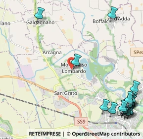 Mappa Via delle Camelie, 26836 Montanaso lombardo LO, Italia (3.4845)