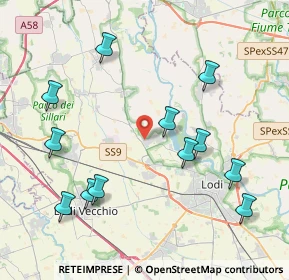 Mappa Via dell'Industria, 26836 Montanaso Lombardo LO, Italia (4.50083)