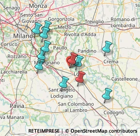Mappa Via lo, 26836 Montanaso Lombardo LO, Italia (12.18077)