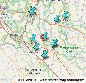 Mappa Via lo, 26836 Montanaso Lombardo LO, Italia (6.205)