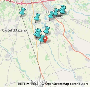 Mappa Via Piombazzo, 37060 Buttapietra VR, Italia (3.37182)