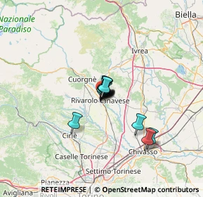 Mappa Via IV Novembre, 10086 Rivarolo Canavese TO, Italia (5.83077)