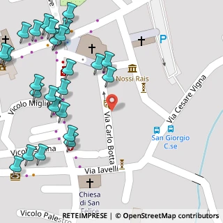 Mappa Via Carlo Botta, 10090 San Giorgio Canavese TO, Italia (0.08846)