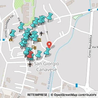 Mappa Via Carlo Vigna, 10090 San Giorgio Canavese TO, Italia (0.108)