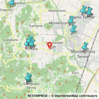 Mappa Via Enrico Mattei, 35038 Torreglia PD, Italia (3.07385)