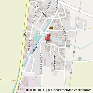 Mappa Via F. Genala, 21, 26010 Fiesco, Cremona (Lombardia)