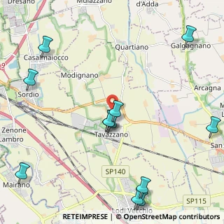 Mappa Via Ada Negri, 26838 Tavazzano con Villavesco LO, Italia (2.76)