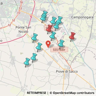 Mappa Via S. Polo, 35020 Sant'Angelo di Piove di Sacco PD, Italia (3.47615)
