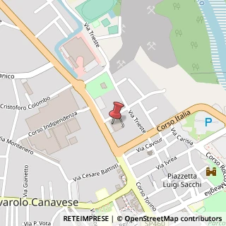Mappa Corso Indipendenza, 50, 10086 Rivarolo Canavese, Torino (Piemonte)