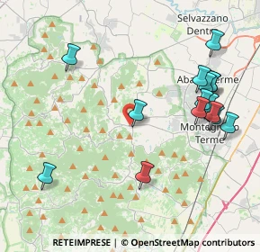 Mappa Via Mirabello, 35030 Torreglia PD, Italia (4.55467)