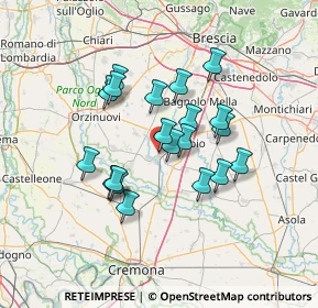 Mappa Via Monsignor Nicostrato Mazzardi, 25028 Verolanuova BS, Italia (11.224)