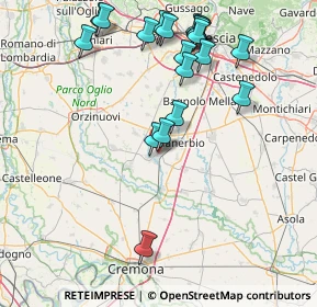 Mappa Via Monsignor Nicostrato Mazzardi, 25028 Verolanuova BS, Italia (17.8925)