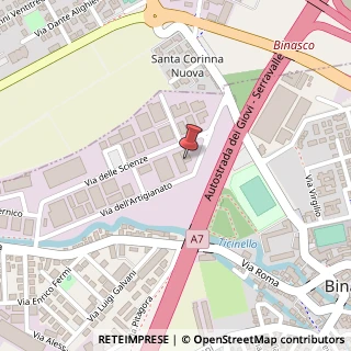 Mappa Via dell'Artigianato, 7, 20082 Binasco, Milano (Lombardia)
