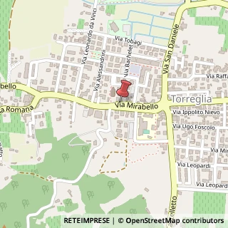 Mappa Via Mirabello, 34, 35038 Torreglia, Padova (Veneto)