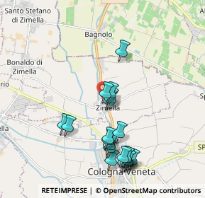Mappa Via Molini, 37040 Zimella VR, Italia (1.989)