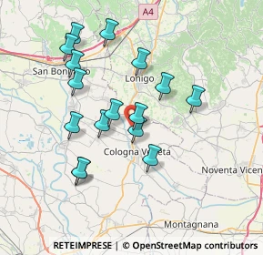 Mappa Via Molini, 37040 Zimella VR, Italia (6.79688)