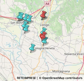 Mappa Via Molini, 37040 Zimella VR, Italia (6.5925)