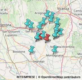 Mappa Viale Europa, 37040 Veronella VR, Italia (10.226)