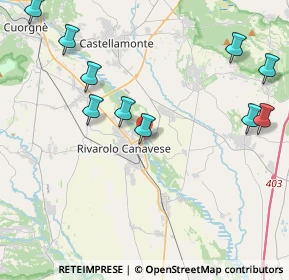 Mappa SS 565, 10086 Rivarolo Canavese TO, Italia (5.22727)