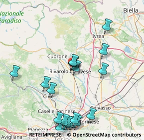 Mappa SS 565, 10086 Rivarolo Canavese TO, Italia (18.6995)