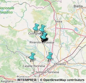 Mappa SS 565, 10086 Rivarolo Canavese TO, Italia (4.40583)