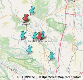 Mappa SS 565, 10086 Rivarolo Canavese TO, Italia (6.69636)