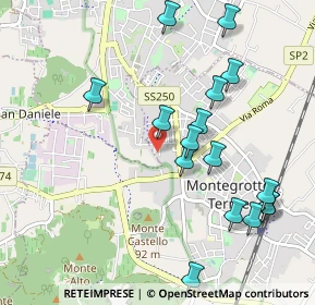 Mappa Vicolo Santa Giustina, 35036 Montegrotto Terme PD, Italia (1.085)