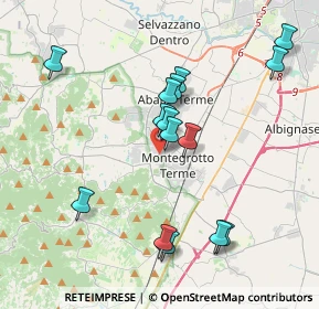 Mappa Vicolo Santa Giustina, 35036 Montegrotto Terme PD, Italia (3.80533)
