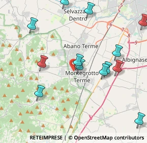 Mappa Vicolo Santa Giustina, 35036 Montegrotto Terme PD, Italia (5.334)