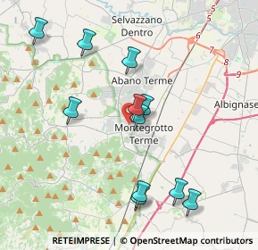 Mappa Vicolo Santa Giustina, 35036 Montegrotto Terme PD, Italia (3.91182)
