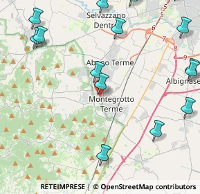 Mappa Vicolo Santa Giustina, 35036 Montegrotto Terme PD, Italia (6.726)